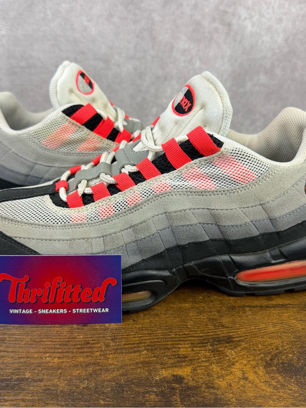 Nike Air Max 95 Solar Red 2011 Size 12 609048-106 Infrared Men’s Shoes OG Rare